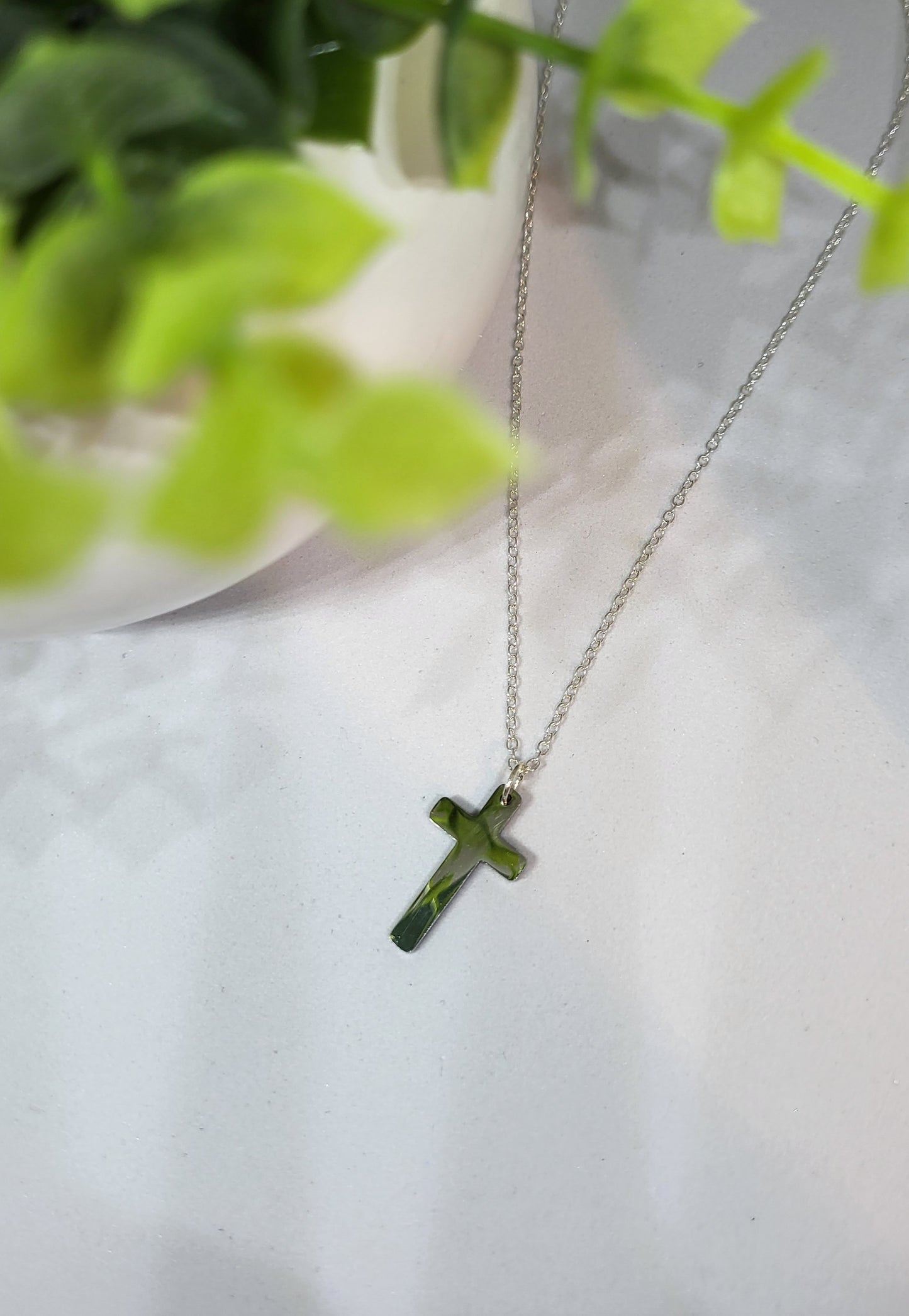 Minimalist Cross Necklaces (Silver or Gold)