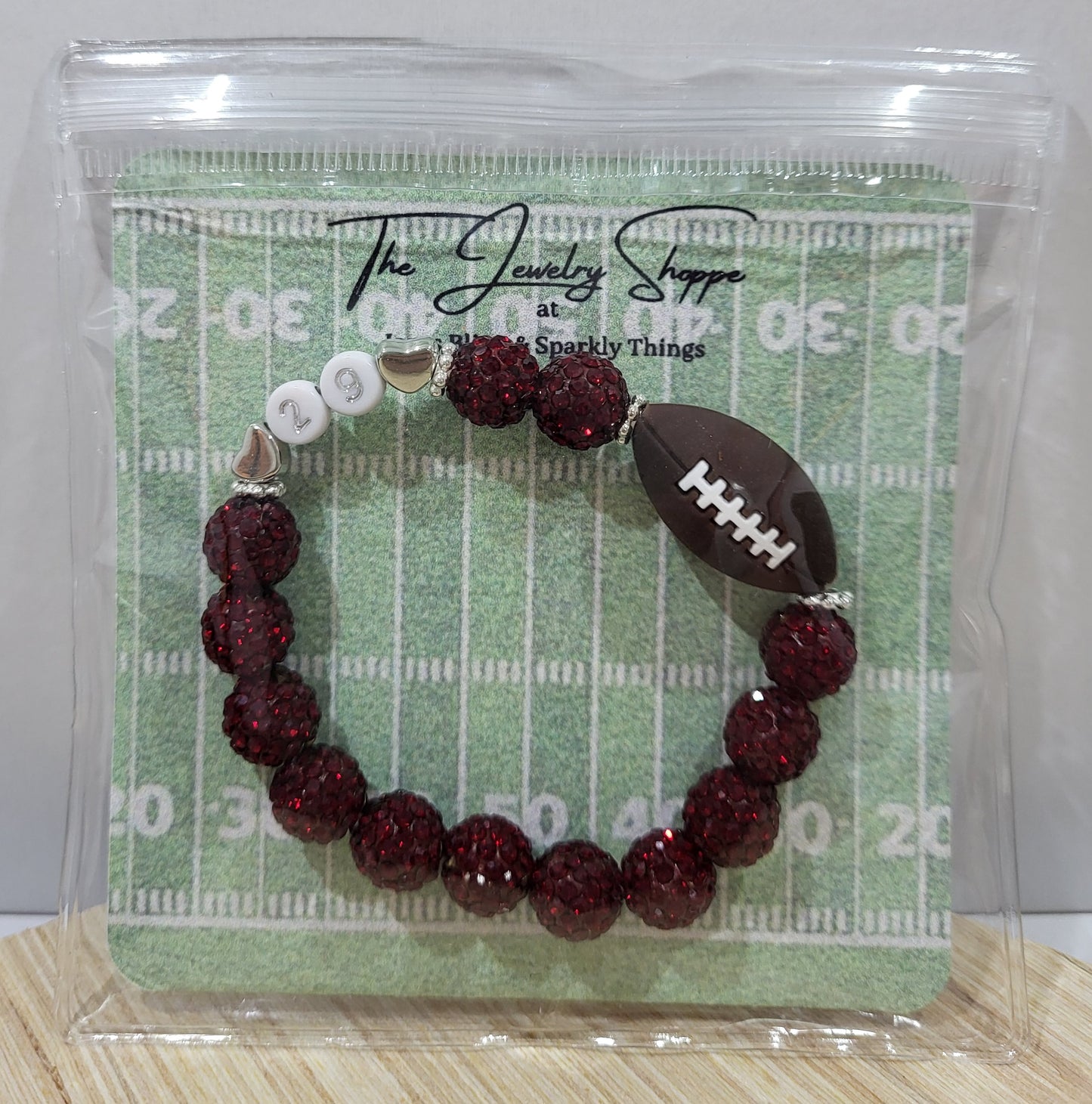 School Spirit Football Bracelets