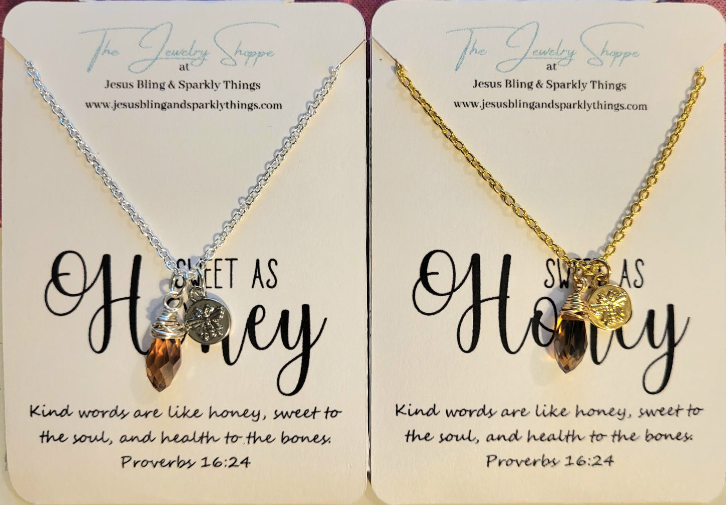 Sweet as Honey Necklaces