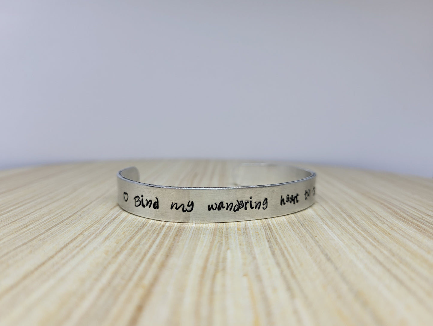 Bind My Wandering Heart To Thee Bracelet