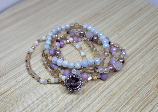 Lavender Trails Bracelet Set