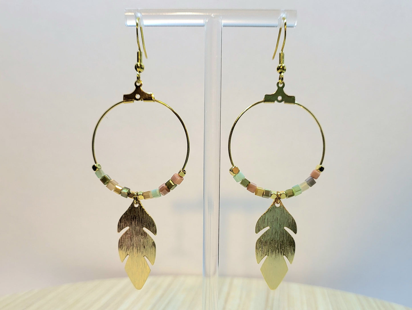 Playing In The Leaves Earrings
