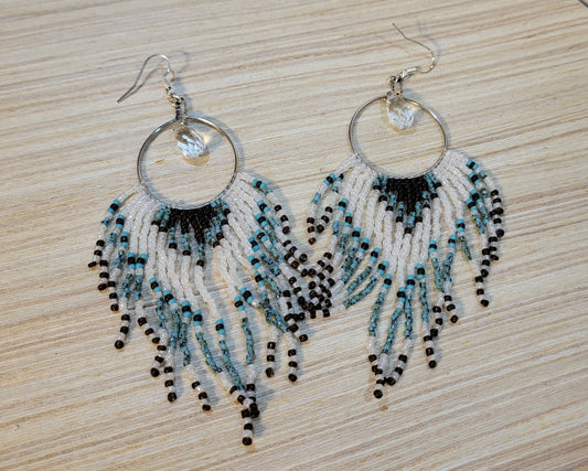 Native Fringe Seed Bead Earrings