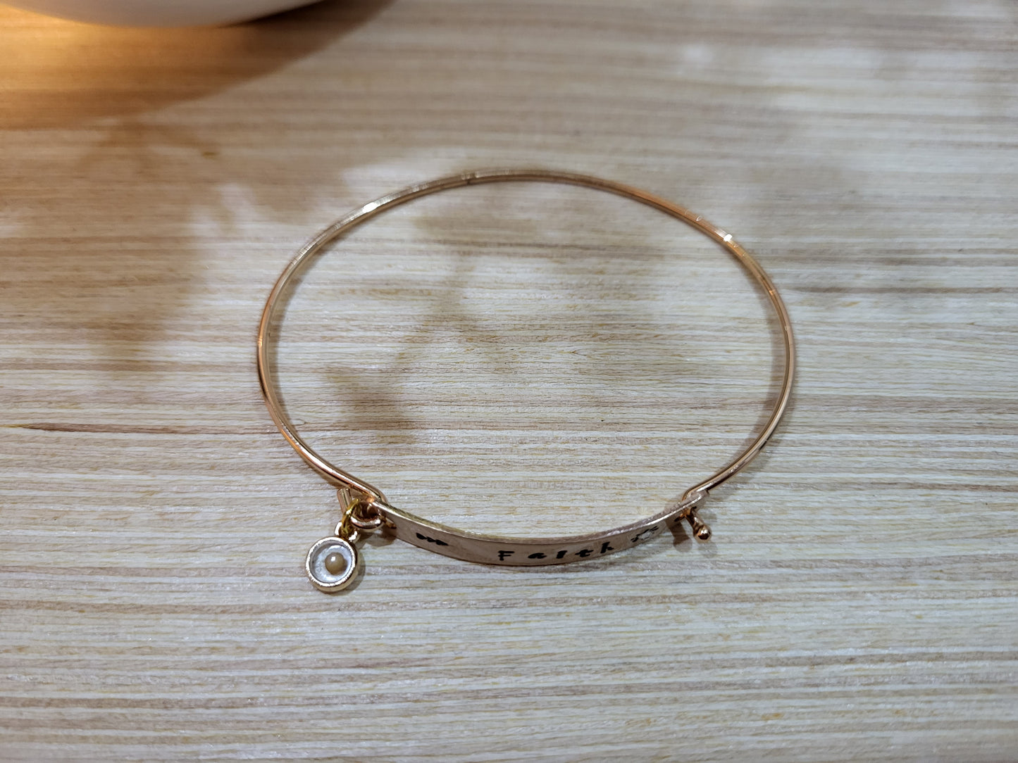 Boho Faith Bangle Bracelet