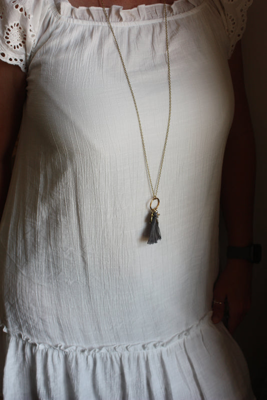 Long Boho Tassel Necklaces