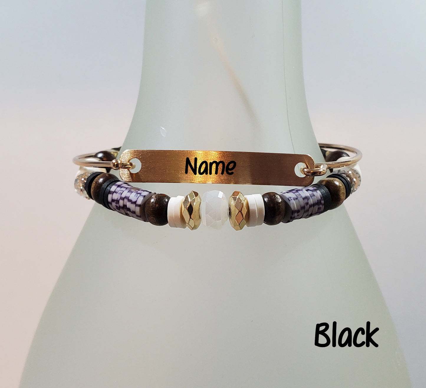 Clay & Crystal Personalized Bracelet Sets